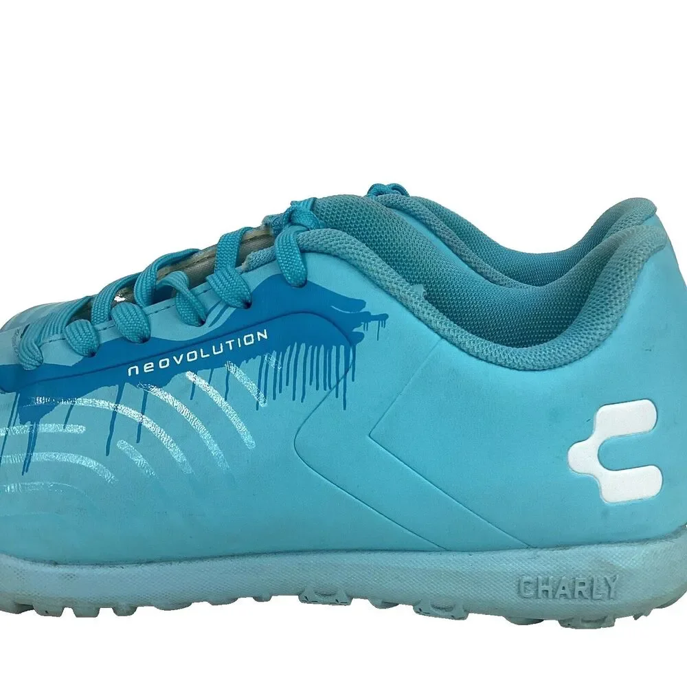 Charly Neovolution PFX FG - Men's Size 8 - Sky Blue Soccer Cleats - 1086279